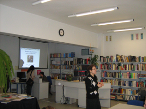 Lekcja biblioteczna poświęcona W. Szymborskiej